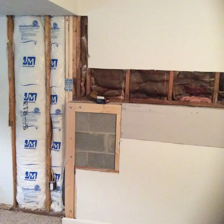 Wall insulation replacement during Odor Removal & Deodorization in Epping